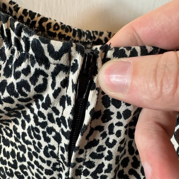 California Concepts leopard print cap sleeve mini dress.  Y2K retro. Size 14 - Picture 6 of 8